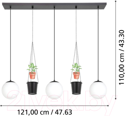 Потолочный светильник Eglo Rondo 3 900512