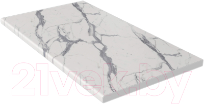 Кухонный гарнитур Интерлиния Мила Лайт 1.8-60 (белый платинум/дуб веллингтон/белый гранит)