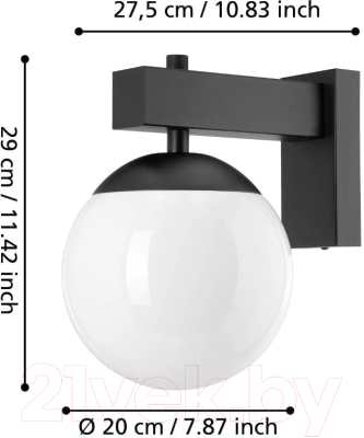 Бра уличное Eglo Bufalata 900669