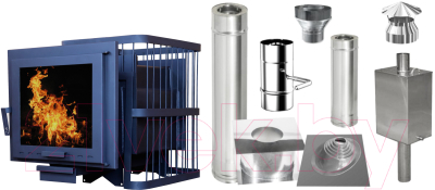 Печь-каменка КомфортПром Сталь / 1002210016 - фото