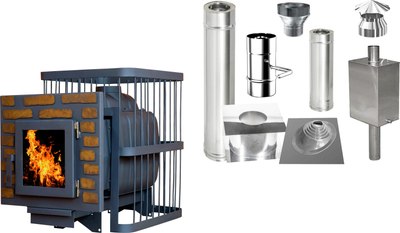 Печь-каменка КомфортПром Чугун / 1002210020 - фото