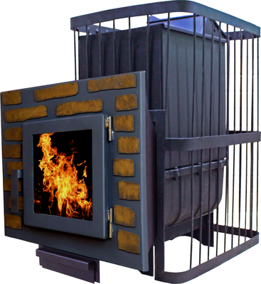 Печь-каменка КомфортПром Чугун закрытая / 1002210035