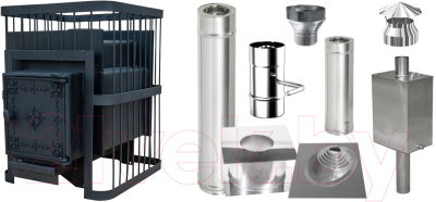 Печь-каменка КомфортПром Сталь / 1002210047 - фото