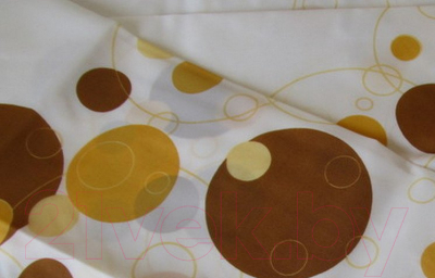 Шторка-занавеска для ванны Miranda Bubble Beige - фото