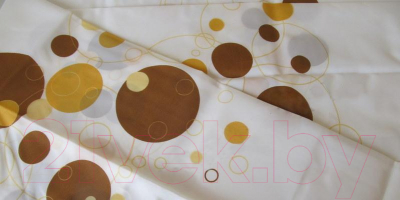 Шторка-занавеска для ванны Miranda Bubble Beige