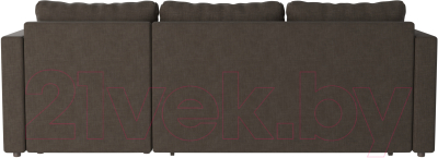 Диван угловой Mio Tesoro Тилаус длинный подлокотник (Brown)