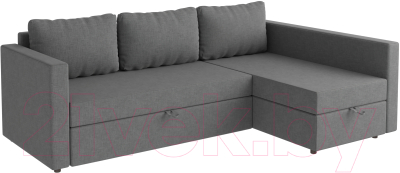 Диван угловой Mio Tesoro Тилаус длинный подлокотник (Grey) - фото