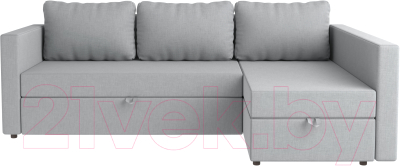 Диван угловой Mio Tesoro Тилаус длинный подлокотник (It Grey)
