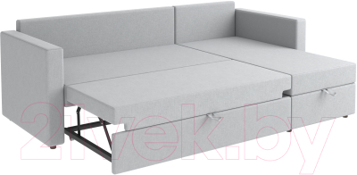 Диван угловой Mio Tesoro Тилаус короткий подлокотник (lt Grey)