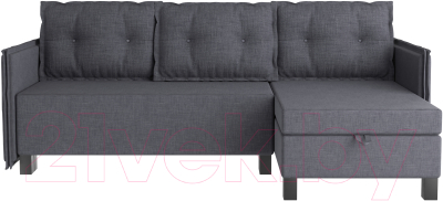 Диван угловой Mio Tesoro Туули (Dark Grey)