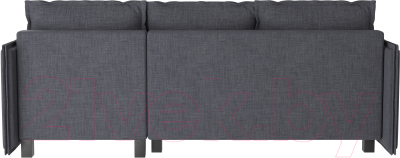 Диван угловой Mio Tesoro Туули (Dark Grey)