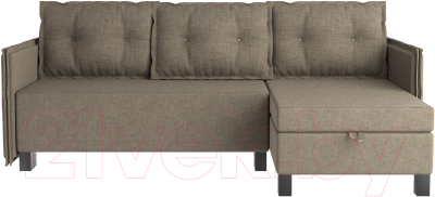 Диван угловой Mio Tesoro Туули (Beige/Grey)