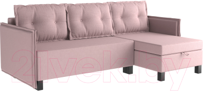 Диван угловой Mio Tesoro Туули (Flamingo) - фото