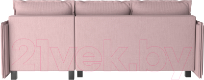 Диван угловой Mio Tesoro Туули (Flamingo)
