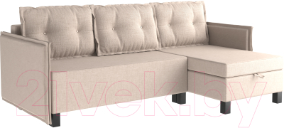 Диван угловой Mio Tesoro Туули (Cream) - фото