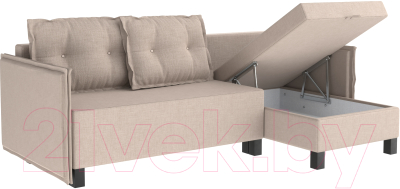 Диван угловой Mio Tesoro Туули (Cream)