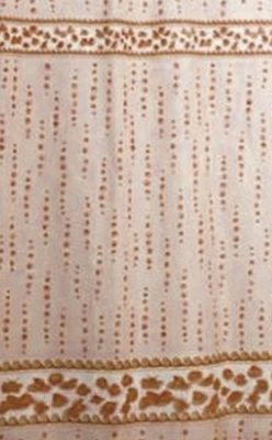 Шторка-занавеска для ванны Miranda Drops Beige - фото