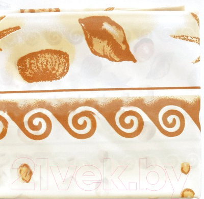 Шторка-занавеска для ванны Miranda Drops Beige