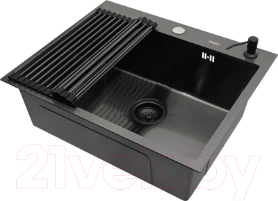 Мойка кухонная Arfeka Eco AR 60x50 + RM AR + DS AR - фото