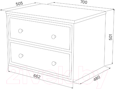 Тумба под умывальник IDDIS Torr TOR70WBi95
