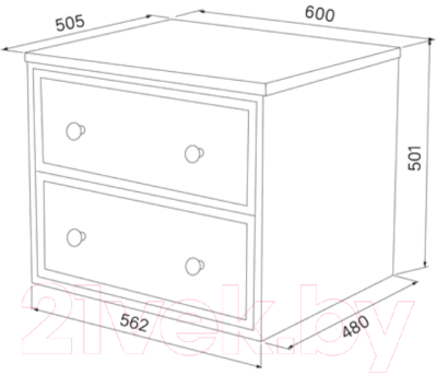 Тумба под умывальник IDDIS Torr TOR60WBi95