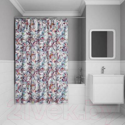 Шторка-занавеска для ванны IDDIS Base BX05P18i11