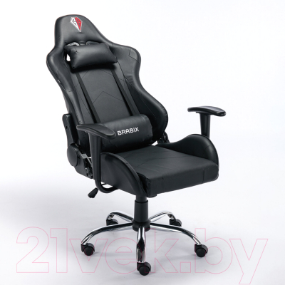 Кресло геймерское Brabix Hunter Gm-130 / 532798 (черный)