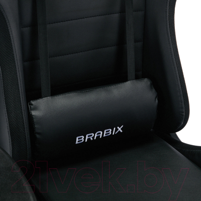 Кресло геймерское Brabix Lumen Gm-150 Rgb / 532801 (черный)