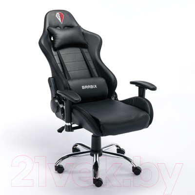Кресло геймерское Brabix Lumen Gm-150 Rgb / 532801 (черный)
