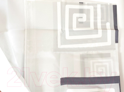 Шторка-занавеска для ванны Miranda Lykia Grey - фото