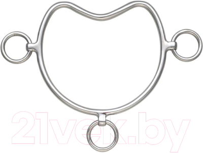 Трензель для лошади Shires Chifney строгий 15см / 596/6 - фото