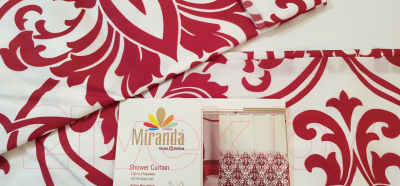 Шторка-занавеска для ванны Miranda Alina