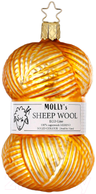 Елочная игрушка Inge's Christmas Lucky Stitches. Моток шерсти / 10201S022 - фото