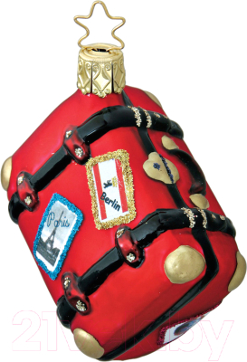 Елочная игрушка Inge's Christmas World of Hobbies. Чемодан / 10015S008 - фото