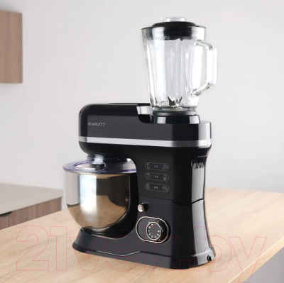 Кухонный комбайн Scarlett SC-SM10M49 (черный)