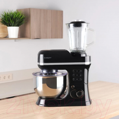 Кухонный комбайн Scarlett SC-SM10M49 (черный)