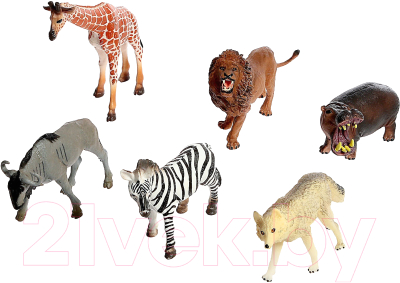 Набор фигурок игровых Зоомир Звери Африки 3Y506002 / 5155892 - фото