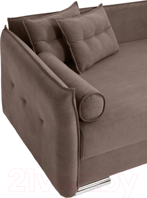 Тахта KRONES Эллада 2 New (велюр кофейно-коричневый)