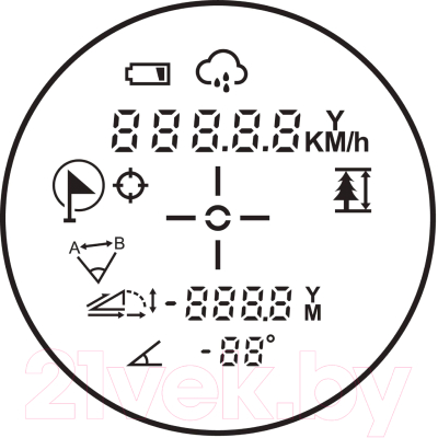 Бинокль Veber Winger RF1000 6x22 / 30308