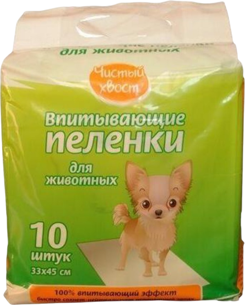 Одноразовая пеленка для животных Чистый хвост 33x45 / 68633 - фото