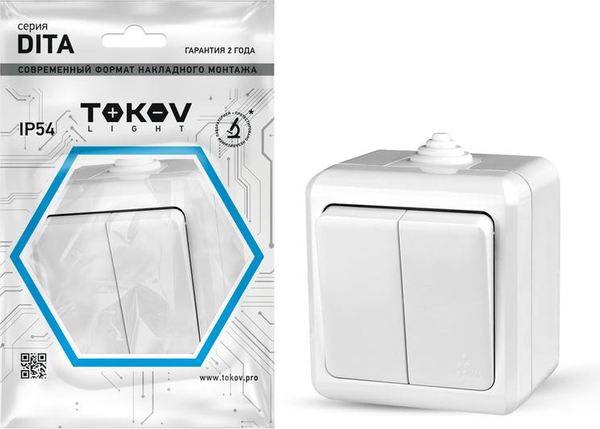 Выключатель Tokov Electric TKL-DT-V2-C01-IP54