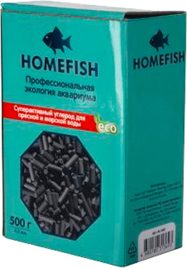 Средство для ухода за водой аквариума Homefish Активированный уголь / 84307 - фото