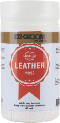 Влажные салфетки для ухода за амуницией Ezi-Groom Быстросохнущий / 7421/TUB - фото