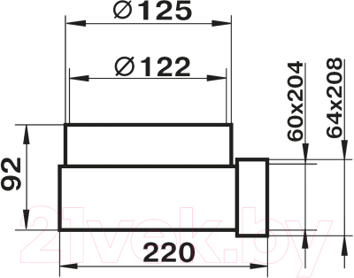Колено воздуховода Zernberg 10192021