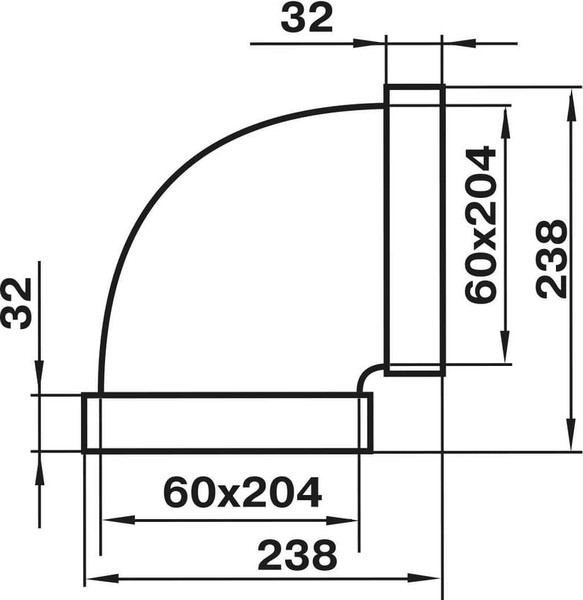 Колено воздуховода Zernberg 10192041