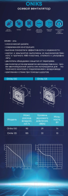 Вентилятор канальный Zernberg Oniks 100 Turbo 10224141