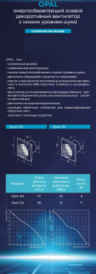 Вентилятор канальный Zernberg Opal 100 10223201