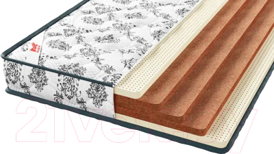 Матрас МДК Hard Coco BL200 (160x195) - фото