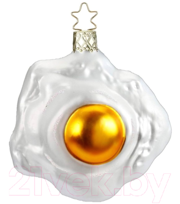 Елочная игрушка Inge's Christmas Good Morning Sunshine. Глазунья / 10125S018 - фото