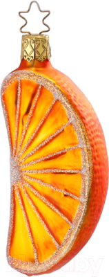 Елочная игрушка Inge's Christmas Fresh From The Market. Долька апельсина / 10075S012 - фото